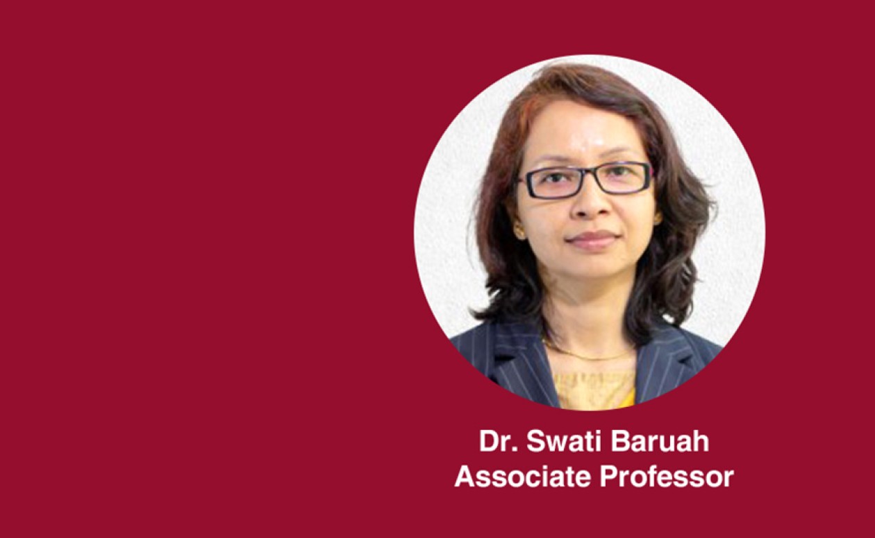 Dr. Swati Baruah, expert member of the project scientific officer team