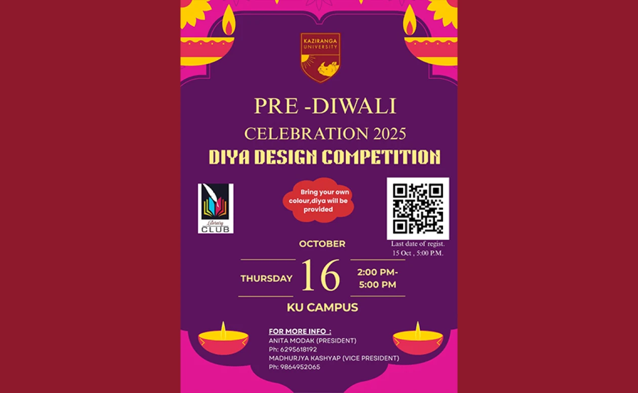 Rangoli Making and Diya Design Competitions as part of Pre-Diwali Celebration
