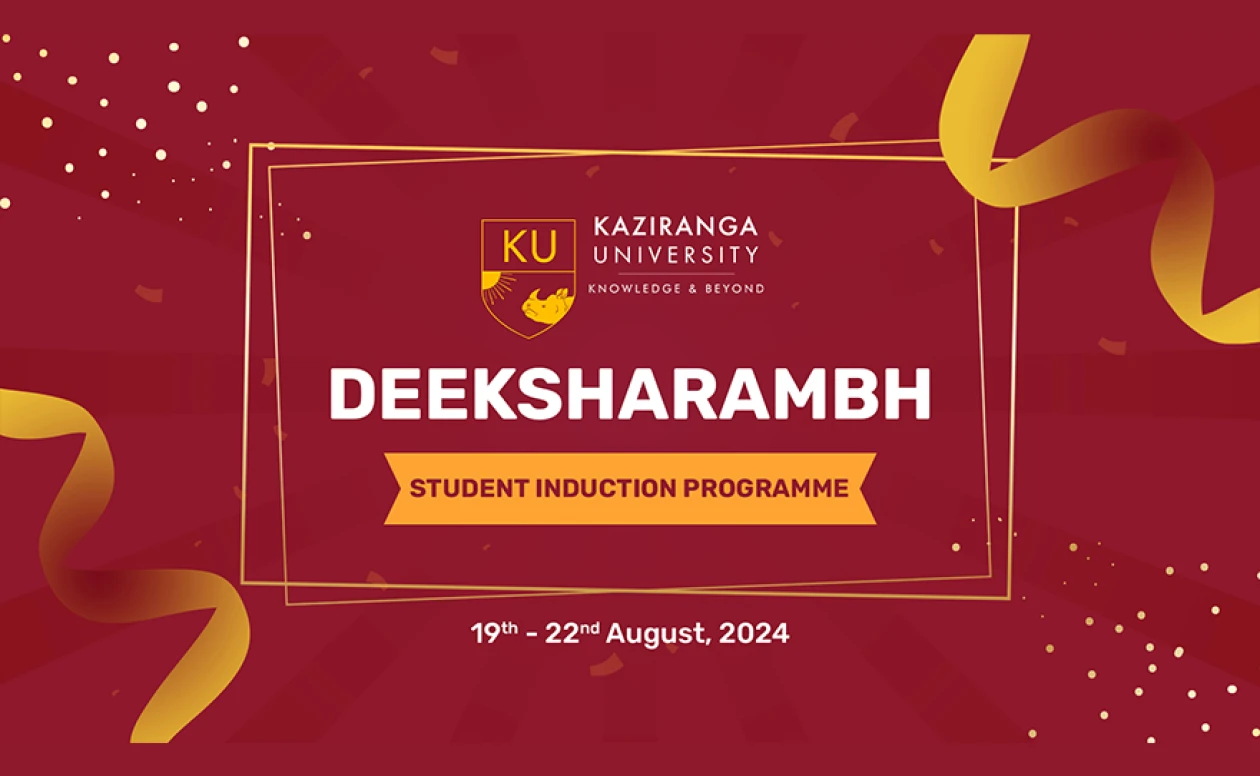 Orientation Program DEEKSHARAMBH-2024 for the incoming students of 2024-25 B.Tech, M.Tech, BCA and MCA from 21st August to 28th August, 2024.